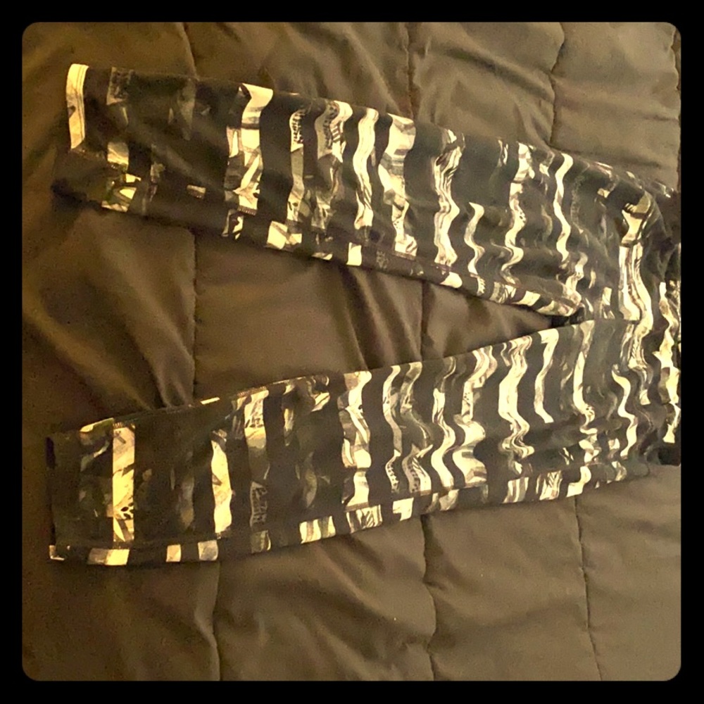 Striped Athleta legging